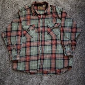 Plaid Flannel Shirt for Men
